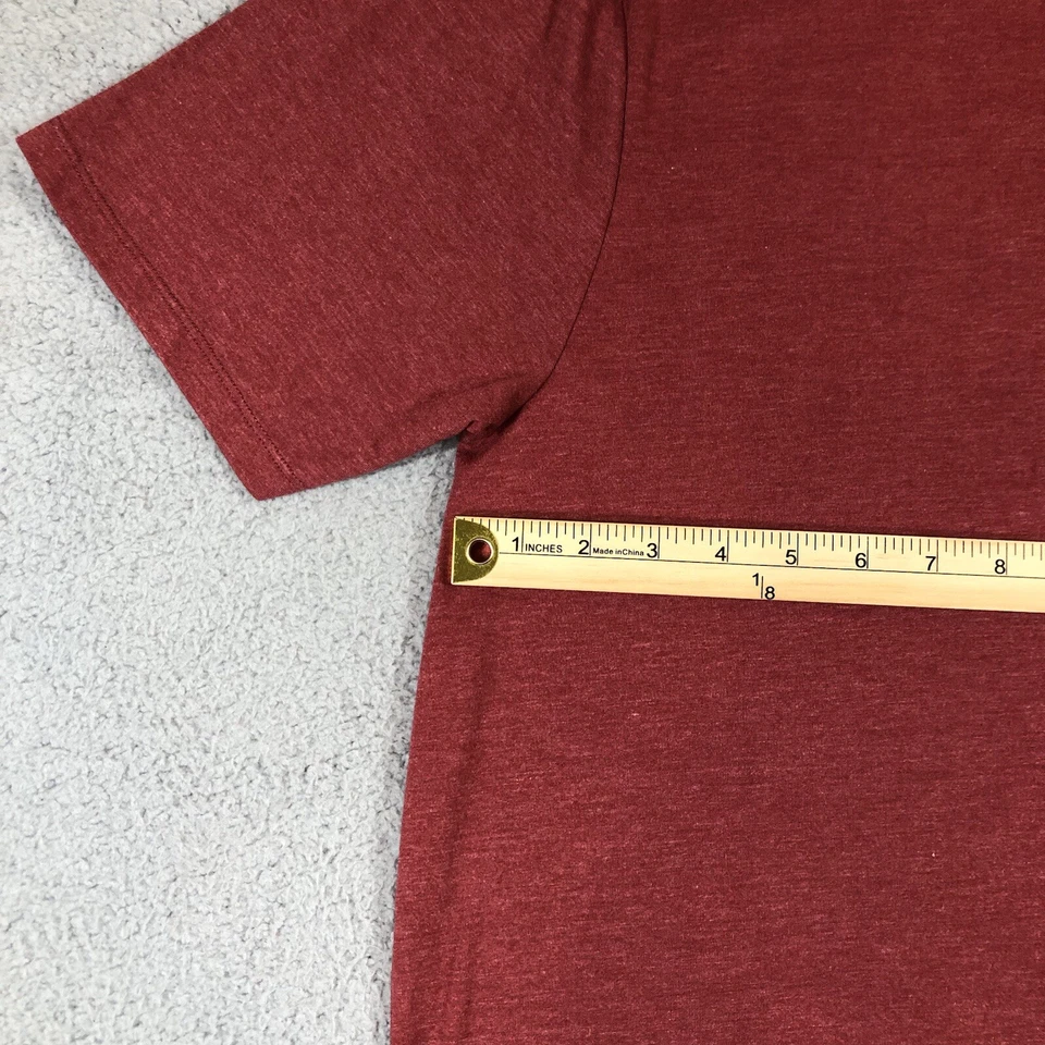 Volcom Polo Shirt Men's XL Red Short Sleeve Soft Collared Breathable Golf Rugby - Image 2 of 4