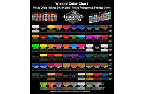 Peinture aérographe universelle Createx Wicked Colors à base d'eau 16 oz choisissez votre couleur - Photo 1 sur 238