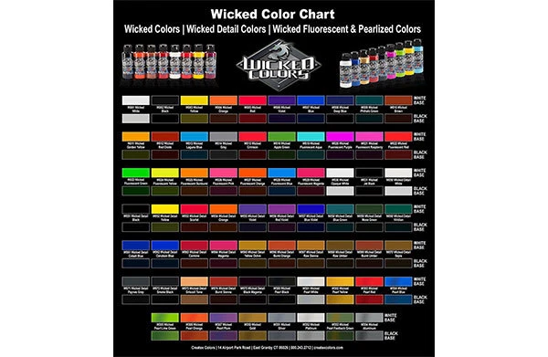 Createx Wicked Colors WaterBased Universal Airbrush Paint 16oz Choose your Color