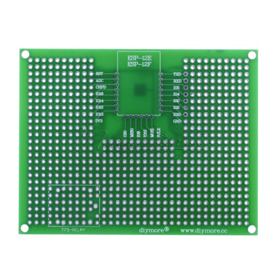 7x9cm Double Side Prototype Breadboard PCB ESP8266 ESP32/ESP32S ESP12E/12F Relay