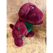 Vintage Dakin Barney the Dinosaur Plush Purple T-Rex 1992 Lyons Group 90s Toy