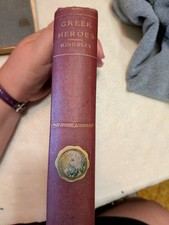 The Greek Heroes Charles Kingsley A. L. Burt Home Library Antique Book Hardcover