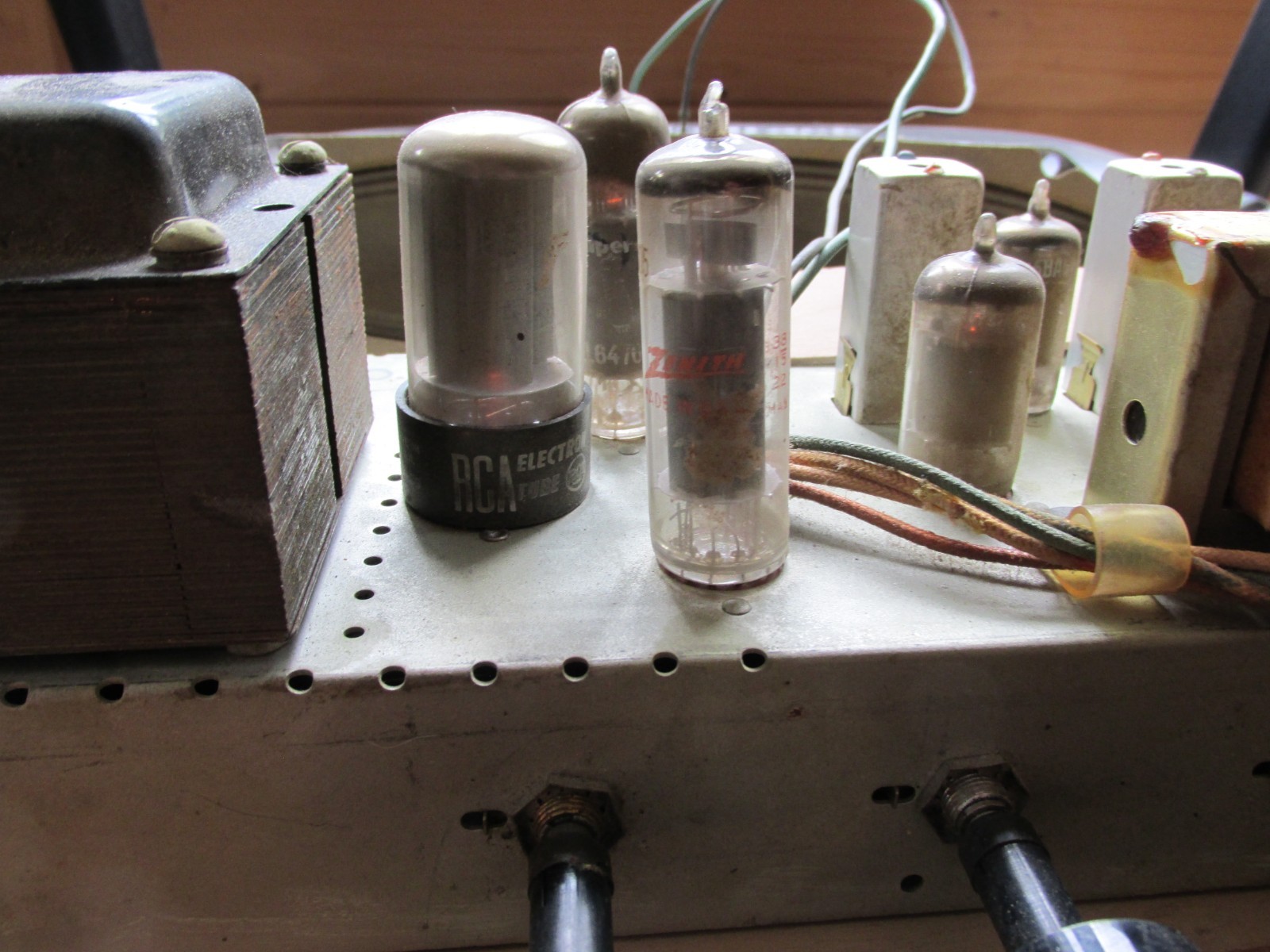 Mono 6BQ5, 12AX7A, GAX7, 6BA6 TUBE  AMPLIFIER AMP w/ RARE Rola, Amperex Working