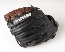 Easton ML1350K Right Hand Thrower Baseball Glove Black Brown 13.5" Leather Palm