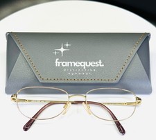 VTG ARISTAR 6861 077 Unisex Gold Classic Oval Full Rim Eyeglasses FRAMES ONLY