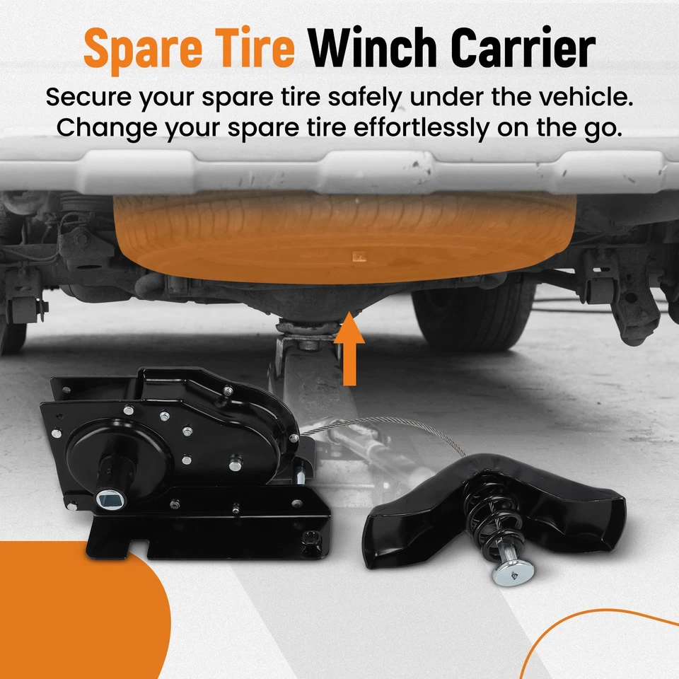 Polipasto de neumáticos de repuesto para Ford F-250/F-350 Super Duty 1999-2007 XC3Z1A131DA 924-528 Foto 2 de 4