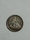 New Listing1838-P Seated Liberty Dime Toner! #B0007