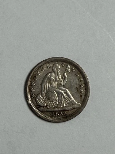 1838-P Seated Liberty Dime — photo from another recent sale