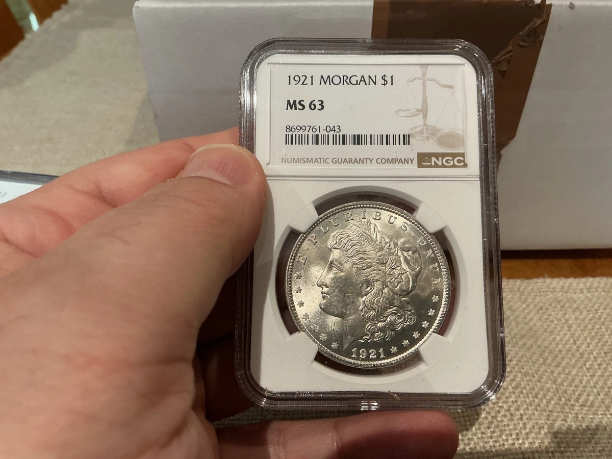 百年銀貨】1921年 モルガンダラー NGC MS63 $1 【公式通販】
