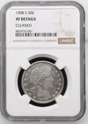 1908 S Half Dollar (Barber) NGC XF DETAILS – Cleaned