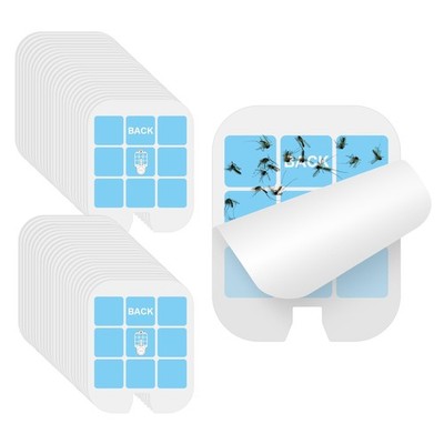 Lousye 48 Pack Fly Traps Refills Glue Boards Compatible with Safer Home white