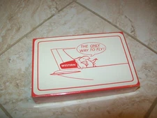 Vintage Western Airlines Playing Cards Sealed NOS