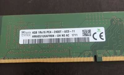 Lot of 2 -- 8GB (2x4GB) SK Hynix 1Rx16 DDR4 PC4-2400T Desktop