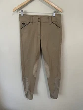 Piper by Smartpak Pants Unisex 28L Beige Equestrian Horse Riding Breeches