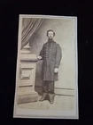 Civil War Soldier CDV Photo Identified James H Berry USS Essex W/ Tax Stamp 1863