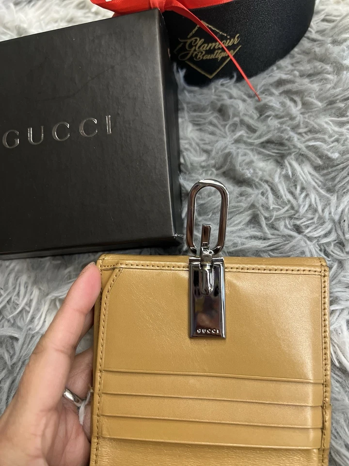 GUCCI棕褐色小巧钱包带盒 — 第 4/4 张图片