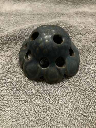 1920s Vintage Van Briggle Pottery Sunflower Flower Frog