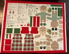 MODA Holiday Cheer 100 cotton fabric panel 36 x 44 Reindeer Stuffies 20979 11