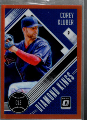 A8127- 2018 Donruss Optic Orange #5 Corey Kluber Dk / 199 - Nm-Mt