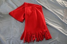 Red Fleece scarf - New