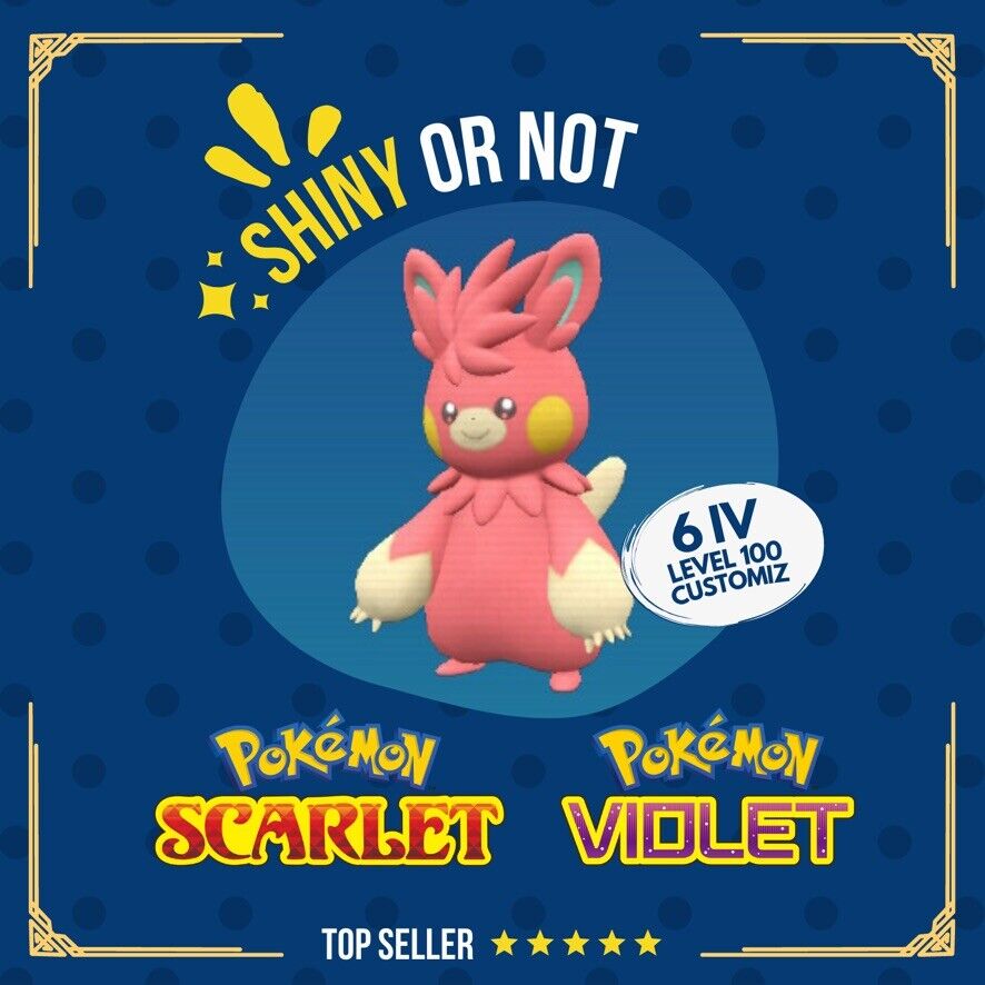 Pokemon Scarlet/Violet ✨SHINY Pawmot Lv.100 Adamant 6IV Iron Fist