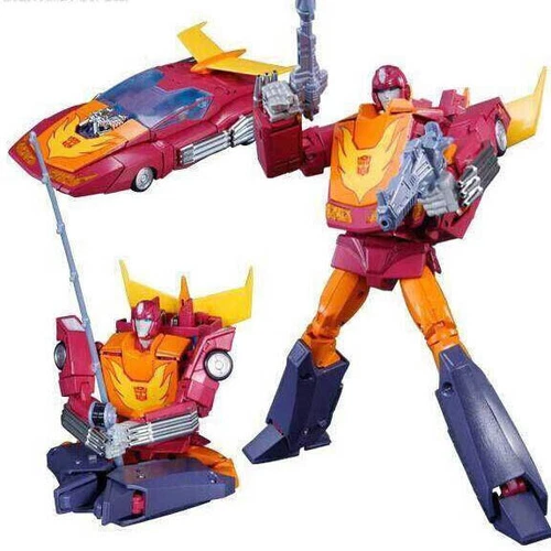 Transformers Masterpiece MP-28 Hot Rodimus Action Figure Takara Tomy - Open Box