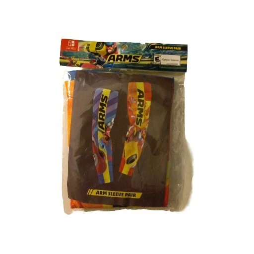 E3 2017 Exclusivo Nintendo Brazos Muñequeras Mangas - Nuevo en Paquete Foto 2 de 2