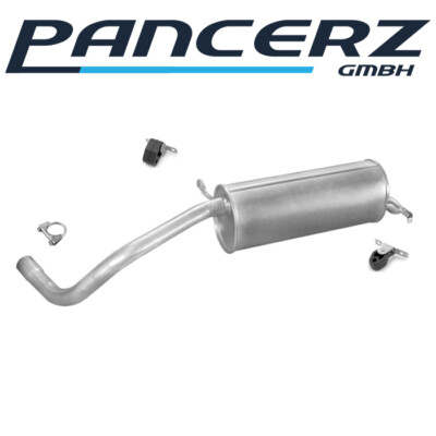 Endschalldämpfer für Skoda Fabia Seat Ibiza VW Polo 1.0 1.4 2001-2009
