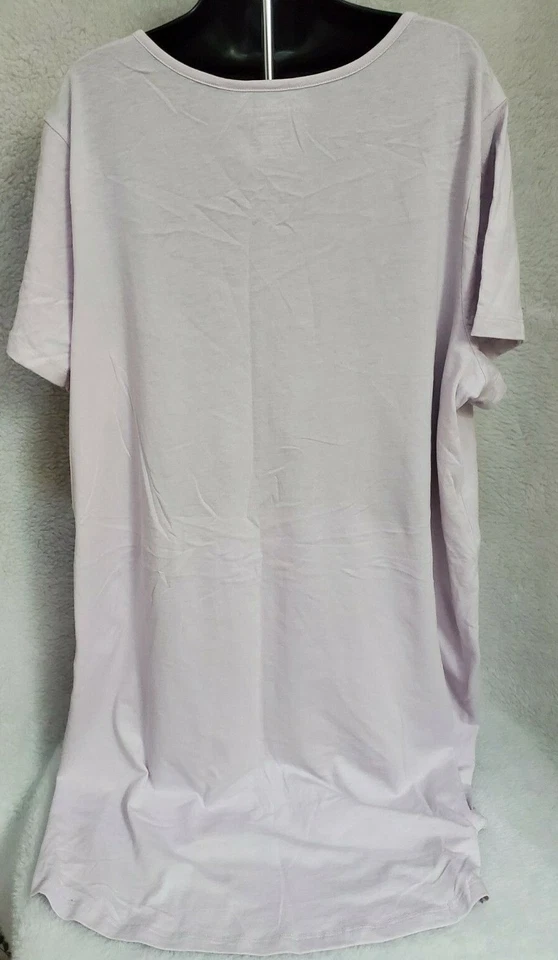 Camisa para dormir Croft & Barrow para mujer talla 1X multicolor mariposa Foto 3 de 4