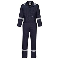 C814NARXL Portwest Iona Cotton Coverall Navy X-Large NEW