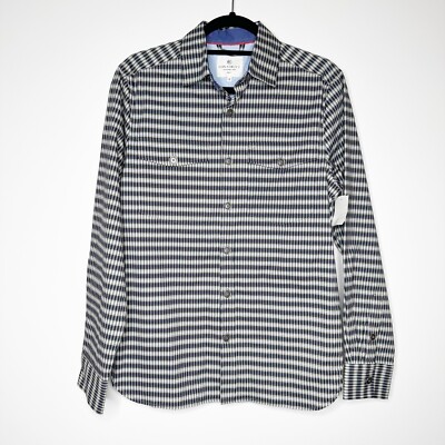 NWT Construct Men's Button Down Plaid Shirt Engineered Goods Blue Green Size S
