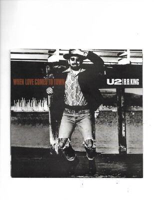 U2/BB King-When Love Comes To Town (4:16) **White Label Promo 7'' vinyl 45 w/PS**