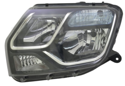 Phare Avant Gauche H7+H1 Pour Dacia Duster (04/2010 Et Après) – Halogène, Sans Moteur LWR