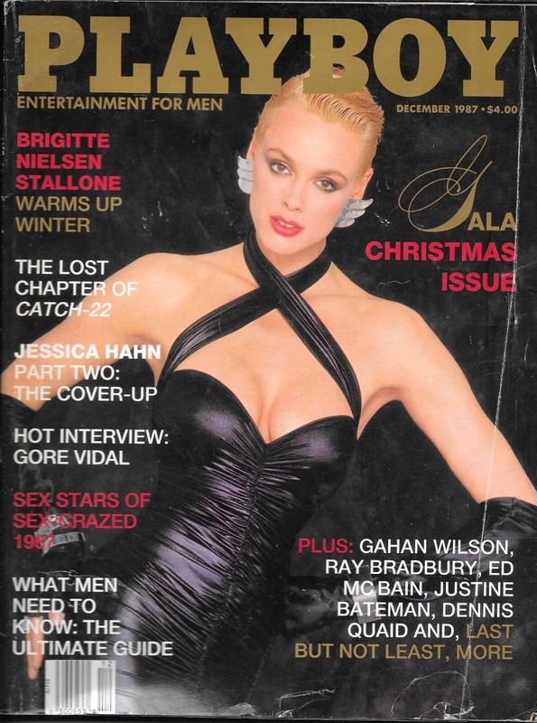 Playboy Magazine December 1987 India Allen Playmate Brigitte Nielsen SEX STARS