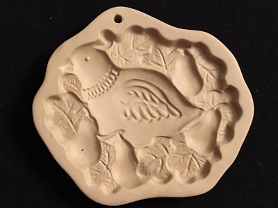 Brown Bag Cookie Art Partridge in a Pear Tree 1990 Baking Mold