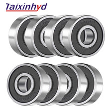 8PCS 6200-2RS Double Rubber Sealed ABEC 1 Premium Ball Bearings 10x30x9mm 