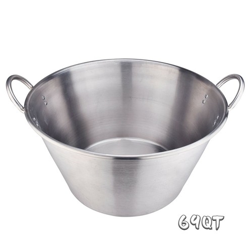 Commercial 69 QT. Stainless Steel Large Cazo Para Carnitas Caso Cooking