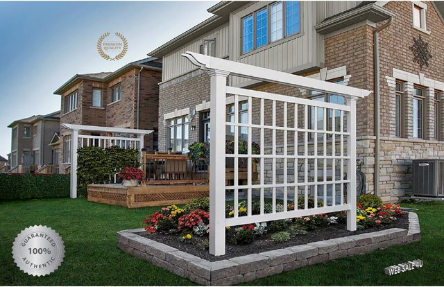 Large Plant Trellis White Patio Outdoor Wall Vine Climbing Freestanding Yard For Sale Online Ebay