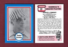 #22 CHARLES COMISKEY, White Sox-Cardinals Shakeys Pizza HOF/Greatest Players