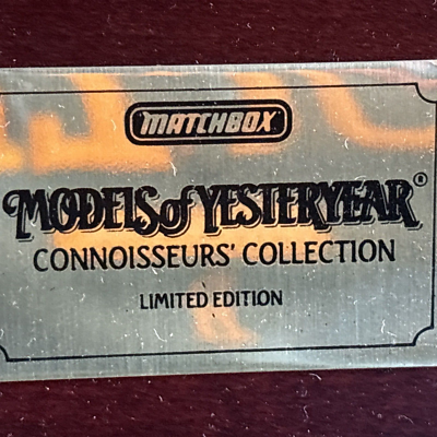 Matchbox Models of Yesteryear YY60 1984 Connoisseurs' Set of 6