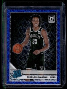 2019-20 Donruss Optic Rated Rookies Signatures Nicolas Claxton Auto #171