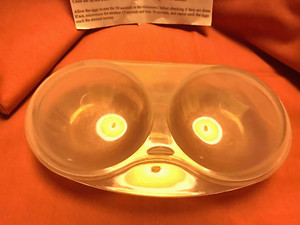 2 Cup Microwave Egg Poacher @ instructions