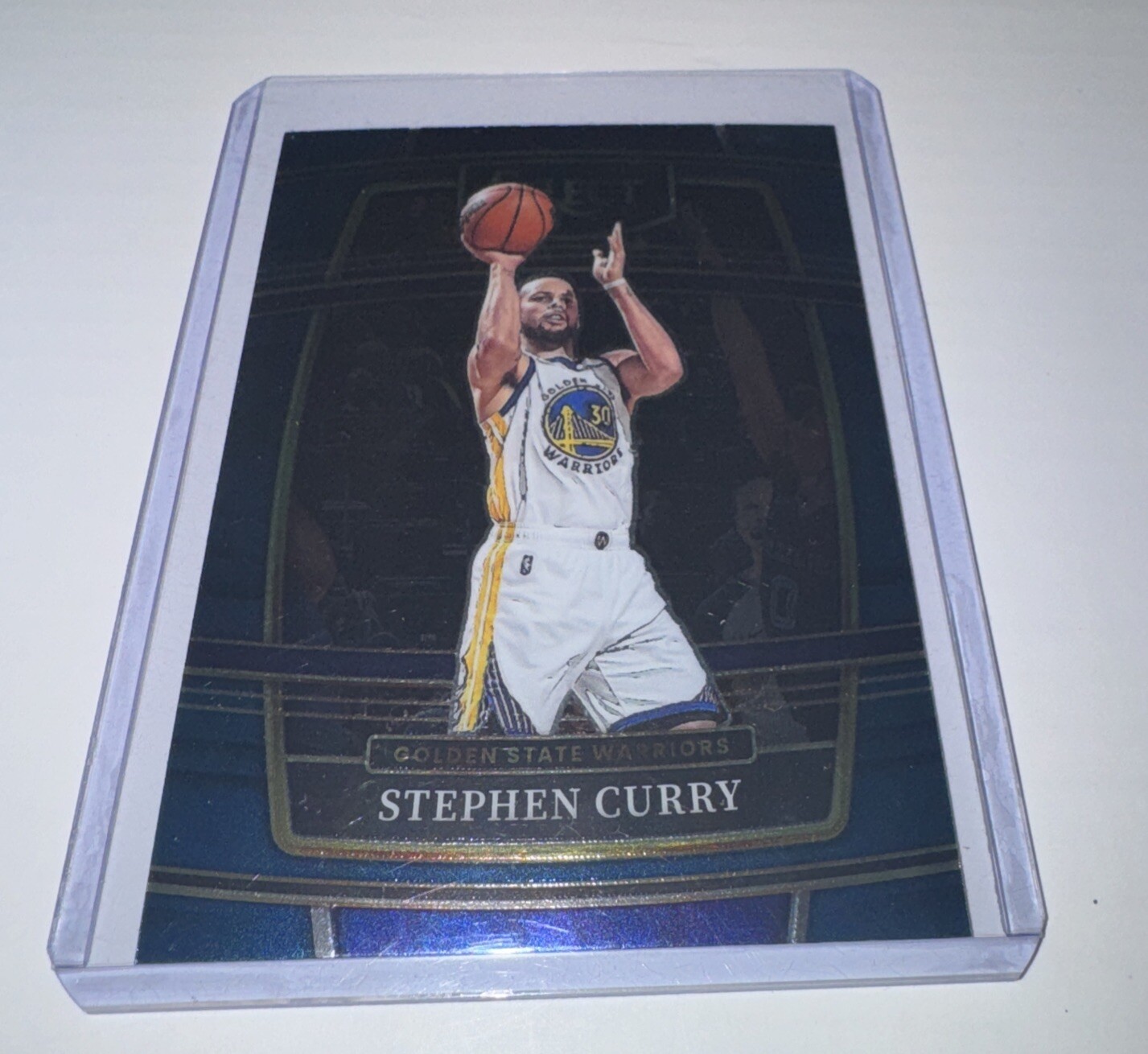 2021-22 Panini Select - Concourse Blue Shimmer # 94 Stephen Curry