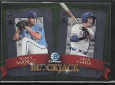 2022 Bowman Draft Gavin Cross Mason Barnett BJ-2 Black Jack | Kansas City Royals