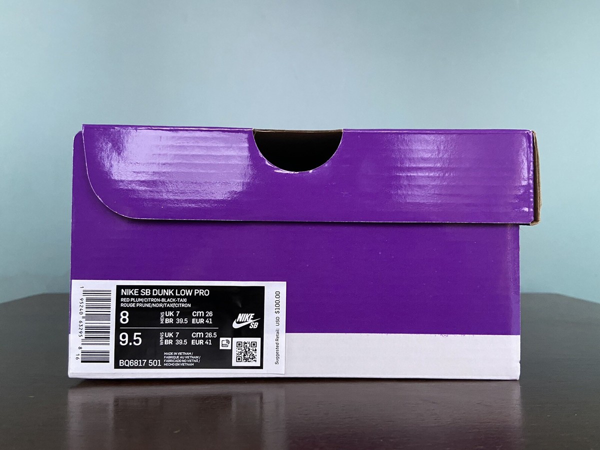 dunk terra red plum