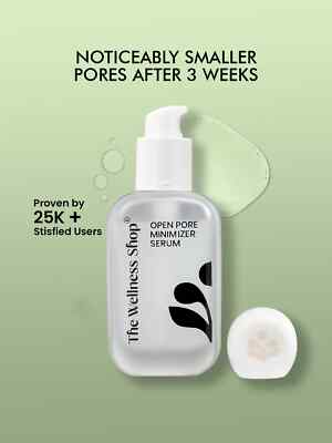 THE WELLNESS SHOP | OPEN PORE MINIMISER FACE SERUM- Reduce Pore Size, Herbs-30ml