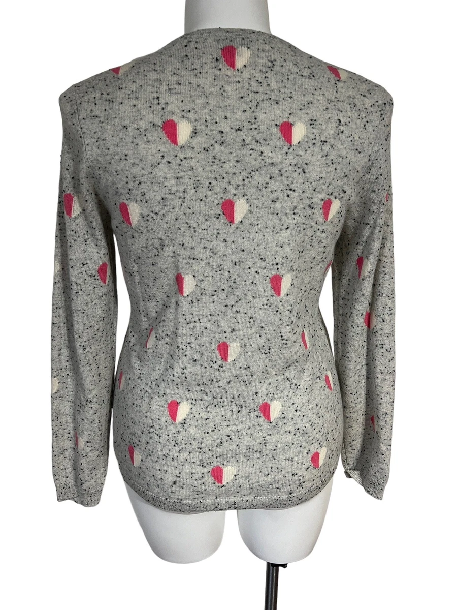 Talbots heart shop sweater