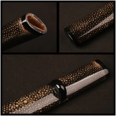 SJ SHI JIAN Full Wrapped With Black Real Rayskin With Black Horn Mountings Katana Saya