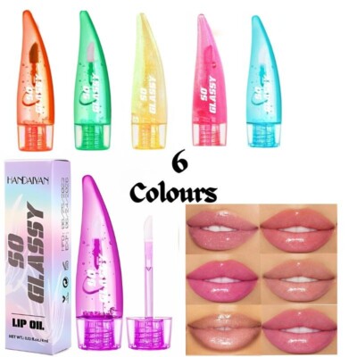 Glossy Liquid Lipstick, Color-Changing Plumping Lip Oil, Tinted Lip Balm