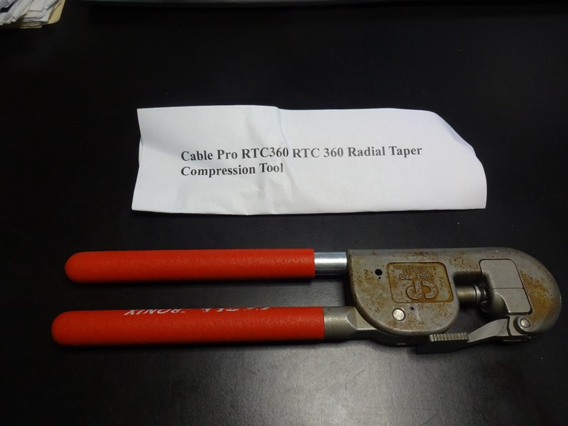 Cable Pro RTC 360 Radial Taper Crimper 